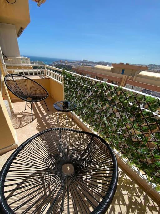 Apt Con Espectacular Vista, Piscinas, Recep 24 Hs Benalmádena Kültér fotó