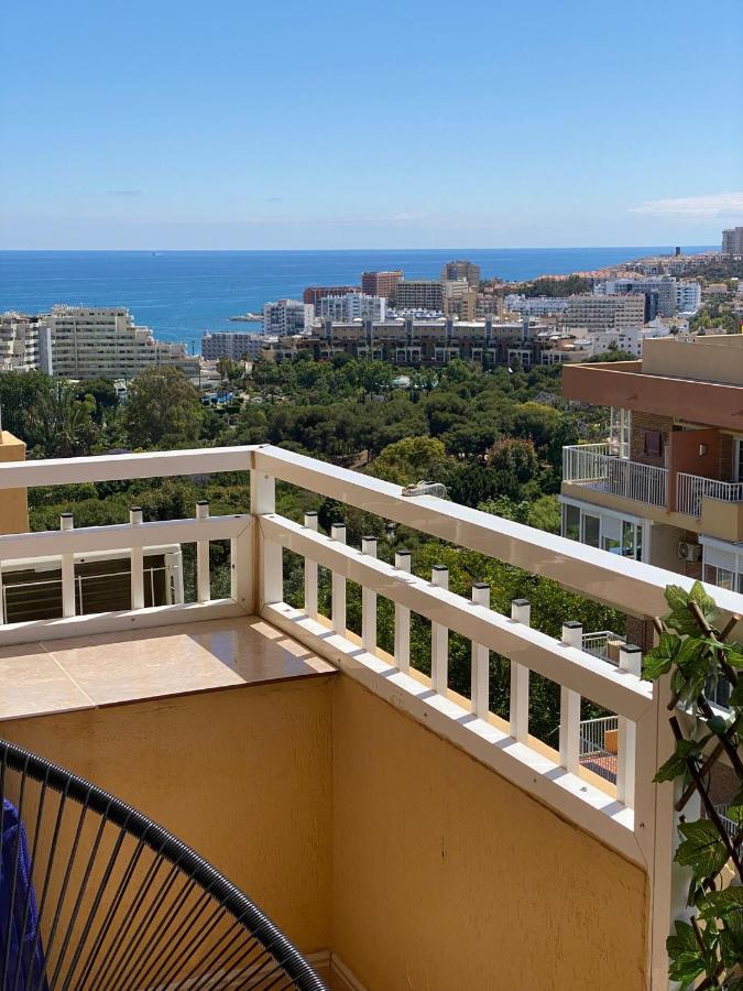 Apt Con Espectacular Vista, Piscinas, Recep 24 Hs Benalmádena Kültér fotó